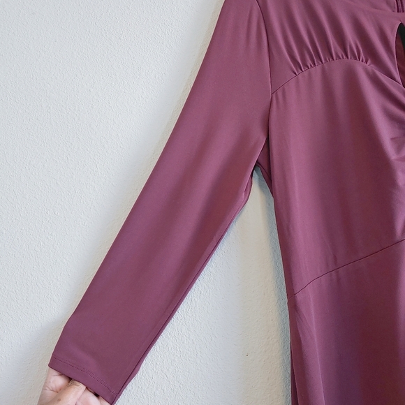 Soft Surroundings Monica Knit Maxi Dress Sz L Casual Contemporary - Picture 4 of 10